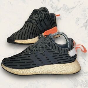 Adidas NMD R2 Utility Ivy 2017 Green Orange Shoe Women’s Size 7.5 - BA7259